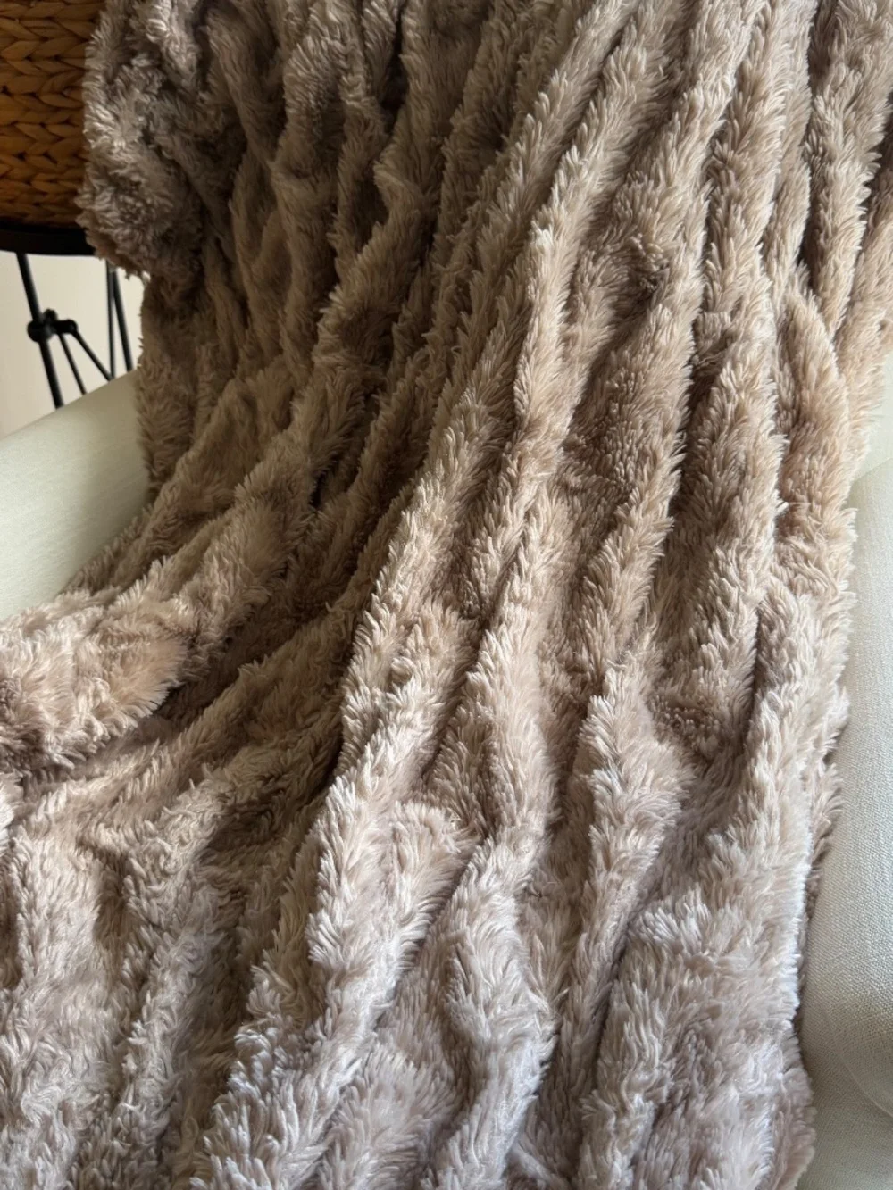 Faux Fur Throw